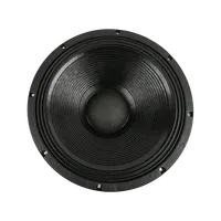 Subwoofer PA professionnel en aluminium noir de 18 pouces 1000W RMS