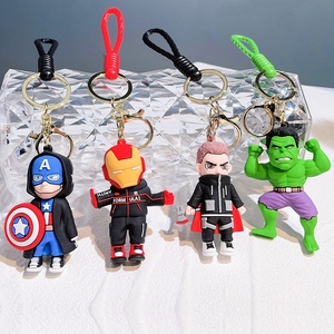 Llavero de Gel de Silicona de <span class=keywords><strong>Marvel</strong></span>: Capitán América, Spider-Man, Iron Man - Colgante de Muñeco de Mano de los Vengadores, Regalo de Estilo Lindo y de Dibujos Animados - Product Image 3
