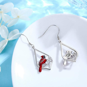 Orecchini Pendenti con Foglie e Rami Testurizzati per Donne, Gioielli Etnici Vintage di Tendenza - Product Image 6