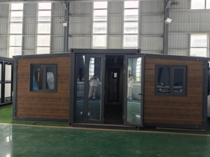 บ้านคอนเทนเนอร์แบบโมดูลาร์ขยายได้ ดีไซน์ทันสมัย คอนเทนเนอร์สำนักงานแบบถอดประกอบได้ อาคารสำนักงานคอนเทนเนอร์สำเร็จรูป - Product Image 3