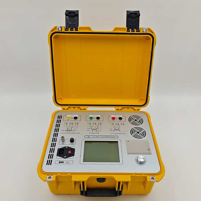 Elecgene TCT-200F CT and PT Analyzer 1~40000 Range 160-240 VAC 50/60 Hz Ratio and Phase Accuracy Winding Resistance