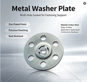 Disques de fixation pour panneaux isolants, rondelles de support de carrelage 35 mm en acier galvanisé pour système de pose de carrelage - Product Image 1