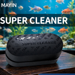 Limpador Magnético de Vidro para Aquário MAYIN, Escova de Limpeza de Algas Dupla Face com Ímãs N35 para Paredes de Aquários de 12-15mm - Product Image 1