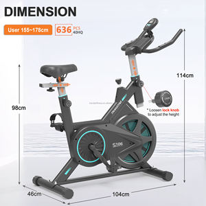 <span class=keywords><strong>Bicicleta</strong></span> de ejercicio de ciclo interior <span class=keywords><strong>Spinning</strong></span> Cardio Training Bicicletas estacionarias Estatica con conexión <span class=keywords><strong>Bluetooth</strong></span> - Product Image 4
