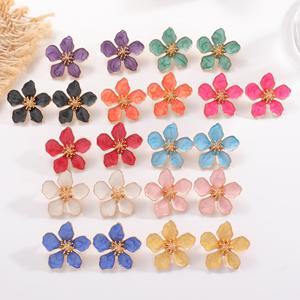 Boucles d'oreilles clous de style coréen, nouvelle mode, imitation rhodié, élégantes et haut de gamme, avec un design simple en acier inoxydable, unisexe - Product Image 1