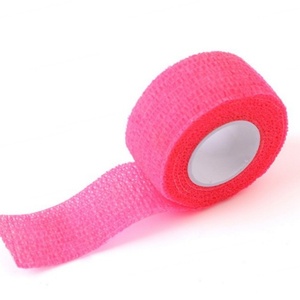 Bande adhésive cohésive élastique non tissée de 2,5 cm, flexible, pour dissolvant de vernis à ongles, mini ruban coloré, fournitures pour nail art - Product Image 3