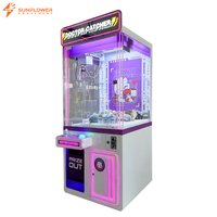 Machine à griffes de divertissement populaire, jeu d'arcade de simulation personnalisé, mini-grue à pincettes pour attraper les poupées avec monnayeur