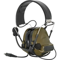 Z-TAC Headset taktis Aisoft, Aksesoris helm taktis CII pengurang kebisingan dan koleksi suara FG