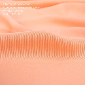 C16-taladro grueso Tencel, certificado Lenzing, <span class=keywords><strong>tela</strong></span> 100% Tencel, muchos colores para ropa - Product Image 5