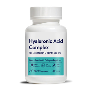 Capsules d'<span class=keywords><strong>acide</strong></span> <span class=keywords><strong>hyaluronique</strong></span> avec peptides de collagène <span class=keywords><strong>marin</strong></span> hydrolysé, biotine, vitamine, sélénium, favorisent la santé de la peau, des cheveux, des os <span class=keywords><strong>et</strong></span> des articulations - Product Image 1