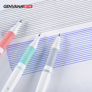 Bút gel xóa được Genvana cao cấp 0.5mm, đầu bi đen và xanh, cán cao su, có cục tẩy - Product Image 3
