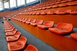 Sièges d'événements extérieurs résistants à la décoloration, en plastique HDPE stabilisé aux UV pour stade, terrain de sport, salle de sport - Product Image 5