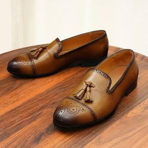 Chaussures habillées en cuir Oxford classiques faites à la main de haute qualité, imperméables, à lacets, pour occasions décontractées et mariages d'automne - Product Image 5