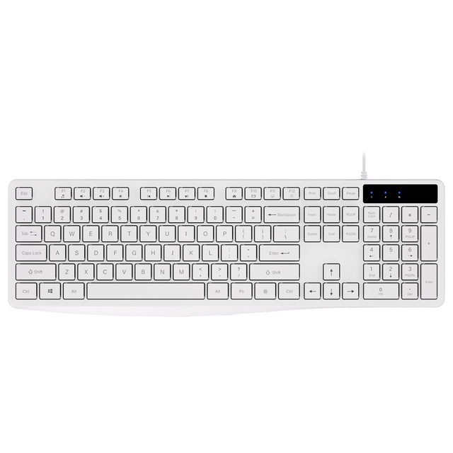 UMILA SC601 Brand New USB 2.0 Wired Keyboard with Plug and Play Ergonomic Design for Office Use