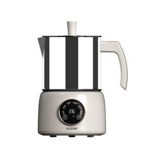 Espumador de Leche Eléctrico Outtrip 163x124x215mm con Control Táctil Multifunción para Uso Doméstico y Comercial - Product Image 1