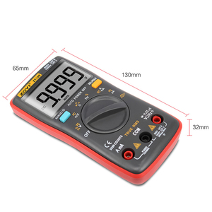 เครื่องวัดแรงดันไฟฟ้าแบบ True-RMS CE 9999 หน่วย พร้อมฟังก์ชั่นวัดกระแสและโอห์ม สำหรับช่างไฟฟ้า - Product Image 4