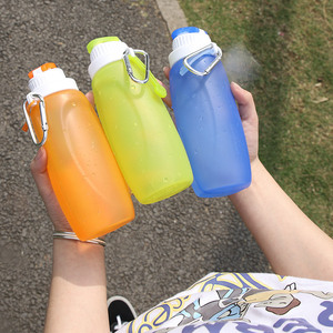 Botella de Agua Plegable de Silicona de 320 ml, Gran Capacidad, Portátil, para Viajes y Estudiantes - Product Image 5