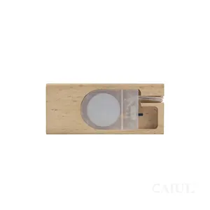 Nuovo arrivo supporto in legno luminoso Instax Mini cornice per foto con supporto in compensato cornice in acrilico a Led