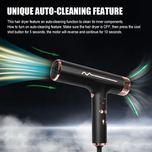 Sèche-<span class=keywords><strong>cheveux</strong></span> professionnel super haute vitesse 1800w avec diffuseur et buses pour <span class=keywords><strong>cheveux</strong></span> <span class=keywords><strong>afro</strong></span> - Product Image 6