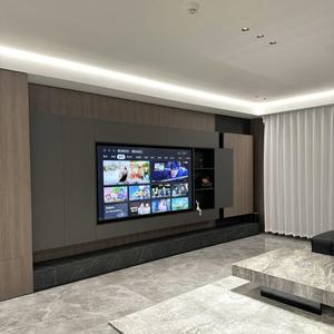 Mobile Porta TV con Camino Elettrico Moderno e Tavolino con Vano Contenitore, Design con Fiamma Simulata, Pannello in Legno, <span class=keywords><strong>Arredamento</strong></span> per <span class=keywords><strong>Soggiorno</strong></span> - Product Image 2