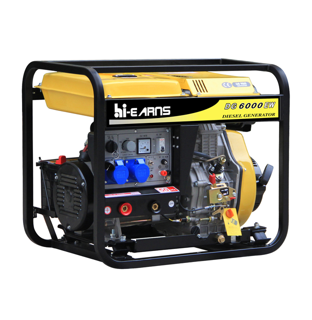 Air-cooled Portable diesel Engine Welding Machine with Generator