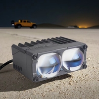 SANVI S200 12V 66W 10000 Lumens Barre lumineuse LED blanche et jaune pour calandre de voiture, projecteur stroboscopique pour Wrangler Compass, garantie 2 ans