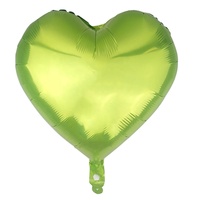 18 Inch Hartvormige Folie Materiaal Hart Ontwerp Ballonnen Valentijnsdag Bruids Douche Decoratie Helium Globos Ballon