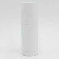 Flacon pompe sans air en plastique PP personnalisable de 30 ml pour lotion, sérum, crème, nettoyant visage, emballage cosmétique