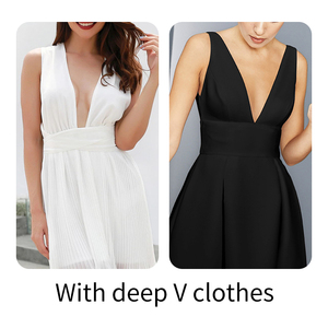 Reggiseno <span class=keywords><strong>Push</strong></span>-<span class=keywords><strong>up</strong></span> autoadesivo senza spalline magiche invisibili riutilizzabili da donna - Product Image 4