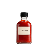 Bouteille en verre transparente de qualité alimentaire avec logo personnalisé, bouchon à vis noir, pour ketchup, sauce tomate, mayonnaise, condiments