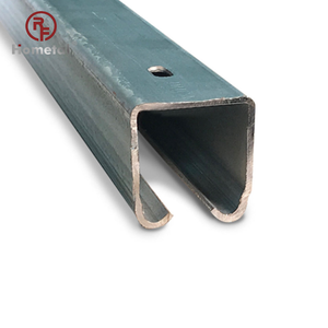 <span class=keywords><strong>Rail</strong></span> en acier de qualité industrielle en forme de C pour systèmes de suspension avec <span class=keywords><strong>rail</strong></span> de guidage pour chariot porte-câbles pour alimentation électrique aérienne - Product Image 5