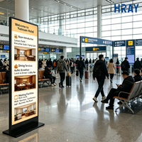 Écran d'affichage numérique HRAY 85 pouces 4K UHD OEM ODM pour la publicité, l'éducation et l'utilisation commerciale