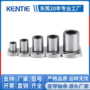 Fabricant de roulements linéaires à tige lisse de qualité industrielle LMH-UU, fournis avec des roulements à billes coulissants et des brides elliptiques - Product Image 2