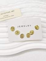 Anting-anting liontin bintang/bulan/salib kecil yang cantik, berlapis emas, bertabur CZ, anting-anting tusuk bintang kecil untuk wanita, grosir