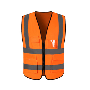Gilet de travail réfléchissant multi-poches à prix d'usine, gilet de sécurité haute visibilité - Product Image 3