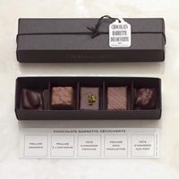 Großhandel Recycelbare Anpassbare Luxuriöse Rosa Blumen-Schleife Mini-Hochzeitsgeschenke Papier-Schokoladen-Geschenkbox für