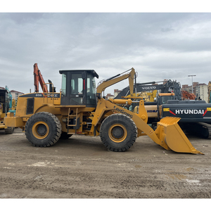 Minicargadora frontal diésel amarilla para cargadora de ruedas, equipo de construcción, capacidad de cazo de 5.6m, motor de 160KW, alta eficiencia - Product Image 2