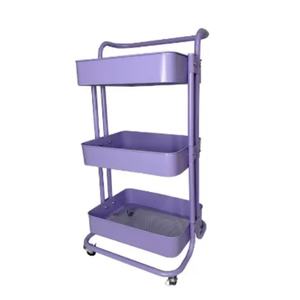 Most Popular Modern Multi-Functional Nail Cart Storage Rack SPA Salon Beauty <b>Trolley</b> in Stainless Steel for Living Room - Product Image 6