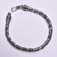 Bracelet de haute qualité en argent sterling 925 pour femmes, fabricant de bracelet uni en argent, bracelet en argent de haute qualité