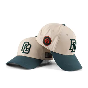 יצרן כובעים מותאם אישית כובע לוגו רקמת 3D כותנה באיכות גבוהה 6 פאנל כובע בייסבול כובעי בייסבול כובע ספורט גולף כובע ספורט לגברים