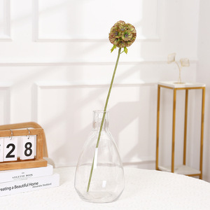 Flores Artificiales de Scabiosa <span class=keywords><strong>Billy</strong></span> Ball, Flores de Seda con Forma de Molino de Viento, Ramo de Flores DIY, Planta Decorativa para Decoración del Hogar y Oficina - Product Image 2