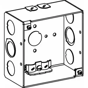 4-1/2 "4-Loom 2-Tko Caixas Quadradas Soldadas Aço Galvanizado Maleável Ip65 Impermeável Caixa De Junção Elétrica Para Exterior