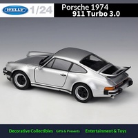 WELLY 1:24 Modèle de voiture miniature en alliage métallique avec pneus en caoutchouc pour garçons de 14 ans et plus, collectionneurs, présentation, cadeau