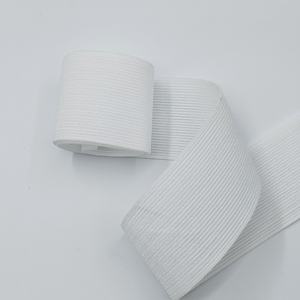 Bande élastique en nylon et élasthanne avec logo personnalisé Jacquard tricoté pour accessoires ceintures chaussures certifié Oeko-Tex - Product Image 4