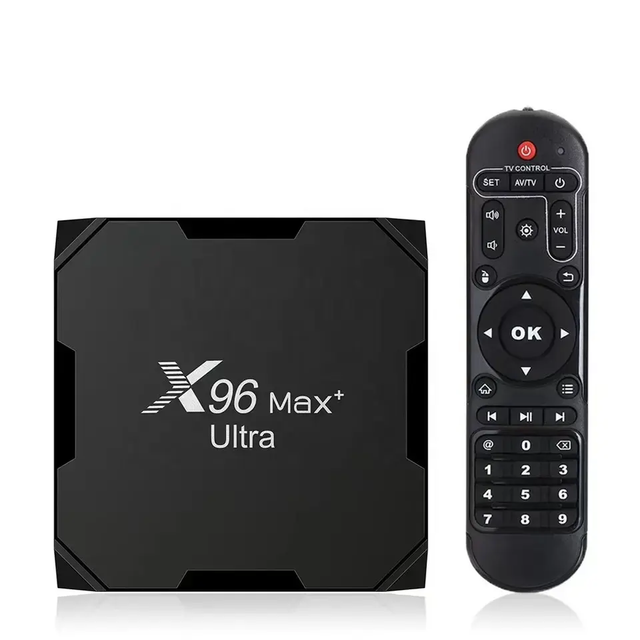 Best Quality X96max+Ultra Android TV Box Hot Sale Wholesale Set Top Box Android9 Amlogic S905X4 Quad Core 8K Smart TV Box