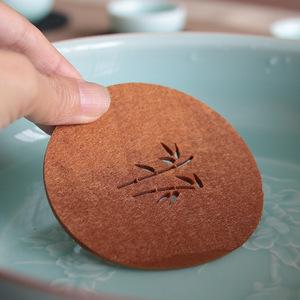 Customizable Felt Non-Woven Cup Coaster Embroidery/Printing/Laser Cutting Round Design Promotional Drink Coaster