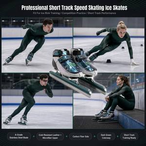 <span class=keywords><strong>Patins</strong></span> <span class=keywords><strong>à</strong></span> glace pour la course sur courte piste pour hommes, femmes, enfants et adultes ; <span class=keywords><strong>Patins</strong></span> <span class=keywords><strong>à</strong></span> glace professionnels avec tige en microfibre pour <span class=keywords><strong>les</strong></span> compétitions - Product Image 3