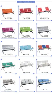 Современный полиуретан сидения алюминиевый стул аэропорт лаундж стенда (YA-J238P)