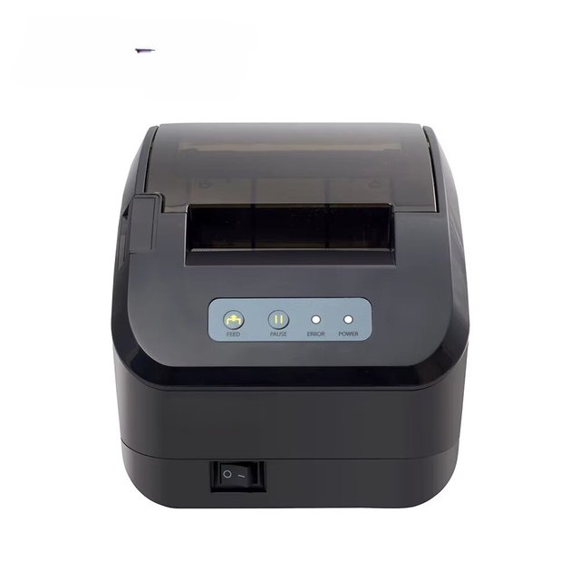 80mm Small Direct Thermal Label and Receipt Printer Supermarket Barcode Sticker Printer