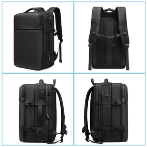 Mochila Expandible de Viaje de 70L con Cierre de Cremallera, Candado TSA y Diseño Moderno - Product Image 2